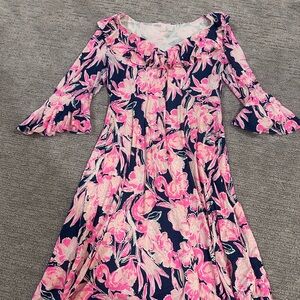 Lilly Pulitzer Pink Floral Dress